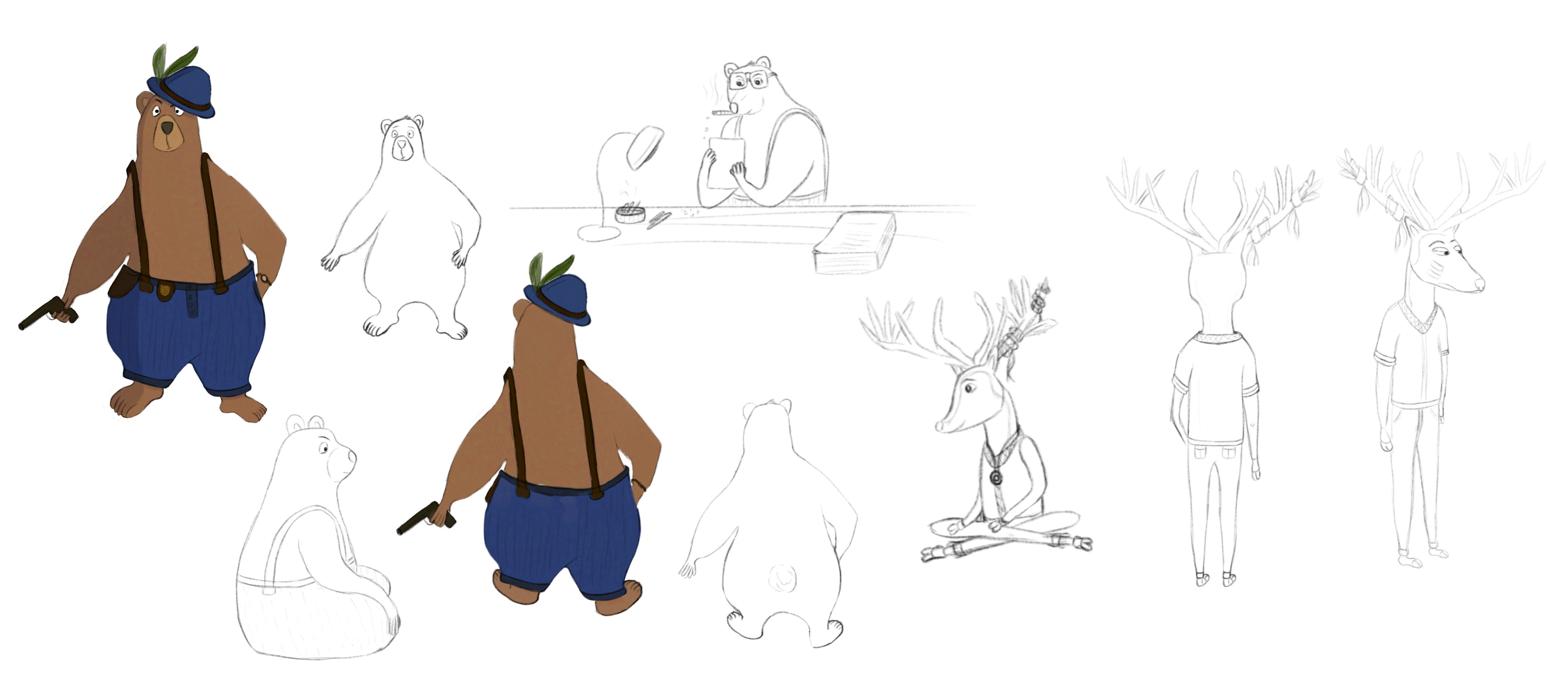 Bear and Mr. Deer