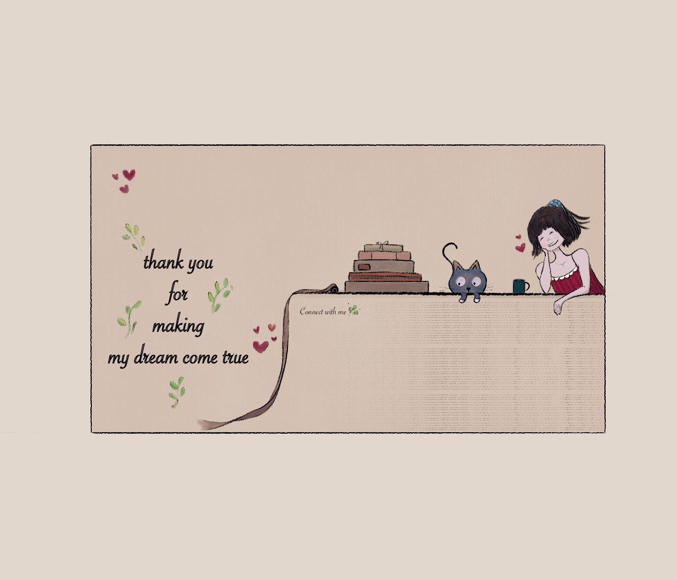 Designing a thank you card  | طراحی کارت تبریک