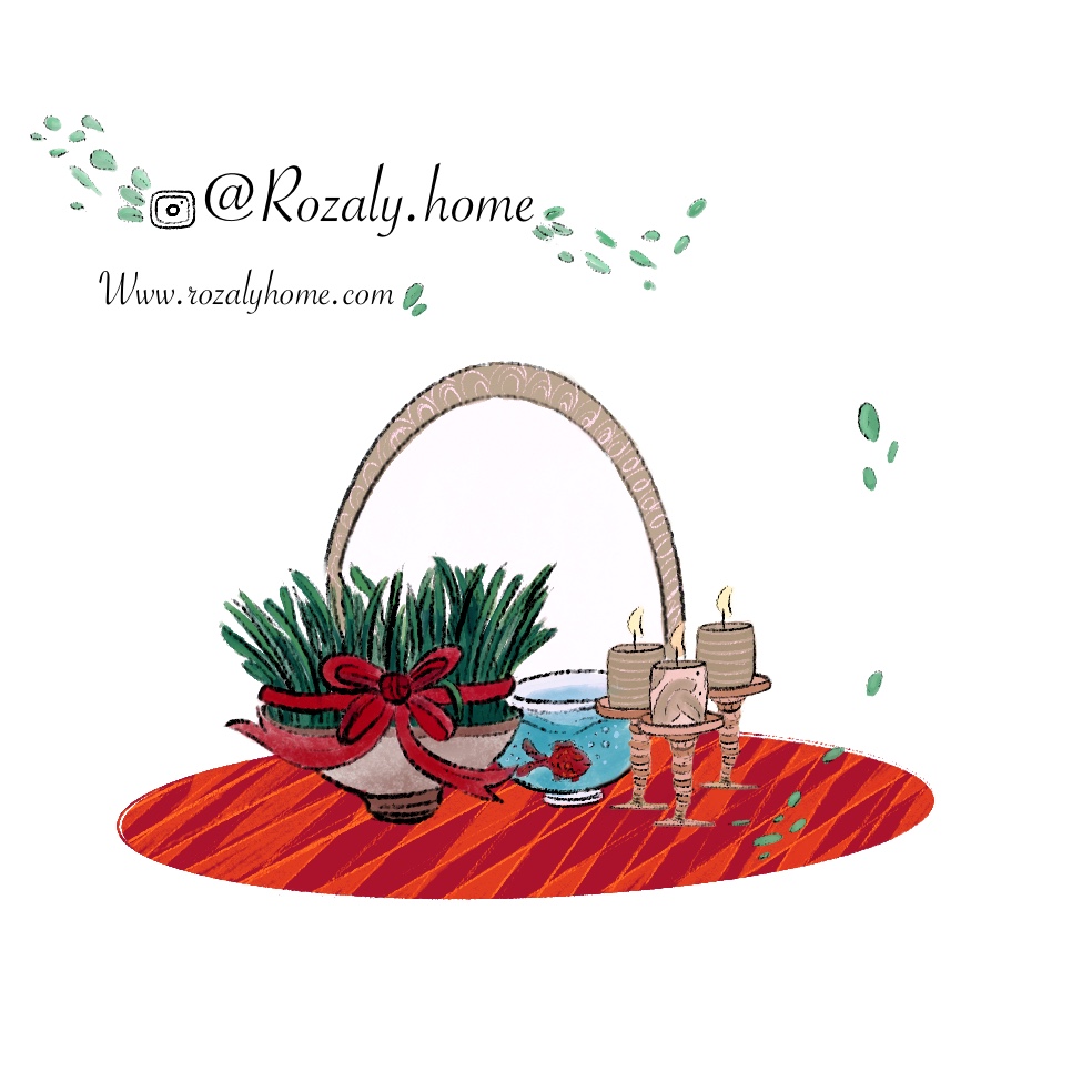 Designing a thank you card with a Nowruz theme | طراحی کارت تبریک با تم نوروز